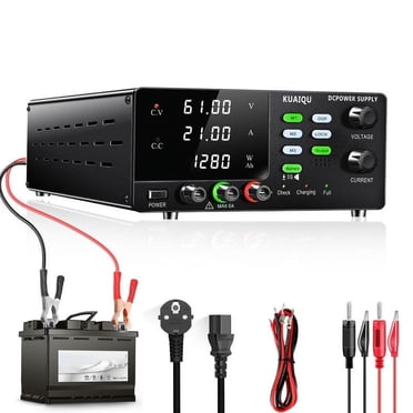 NICE-POWER DC Power Supply Variable 60V 10A 600W High Power Bench Power Supply with Battery Charging Button 3 Group Storage Button Lock Button Reverse connection protection