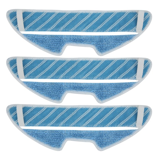 Dekaim 3pcs Chiffons de Rechange pour Vadrouille, Aspirateur Robot Accessoire Réutilisable Nettoyage Chiffon Chiffon