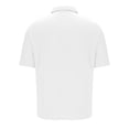 thumbnail image 4 of Styesk T Shirts for Man Men's Fashionable Casual Solid Color Button Short Sleeve Turndown Collar Top, 4 of 6