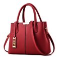 thumbnail image 2 of Bmisegm Fashion Handbag Simple Bag Large Capacity One Shoulder Women Bag Work Tote Red One Size, 2 of 3