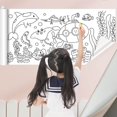 thumbnail image 5 of facefd Rouleau de Dessin Portable pour Enfants Affiche de Coloriage Étudiant Enfants B, 5 of 5