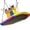 Colorful, variant on Gymax 60'' Saucer Tree Swing Surf Outdoor Adjustable Kids Giant Oval Platform Swing Set Colorful