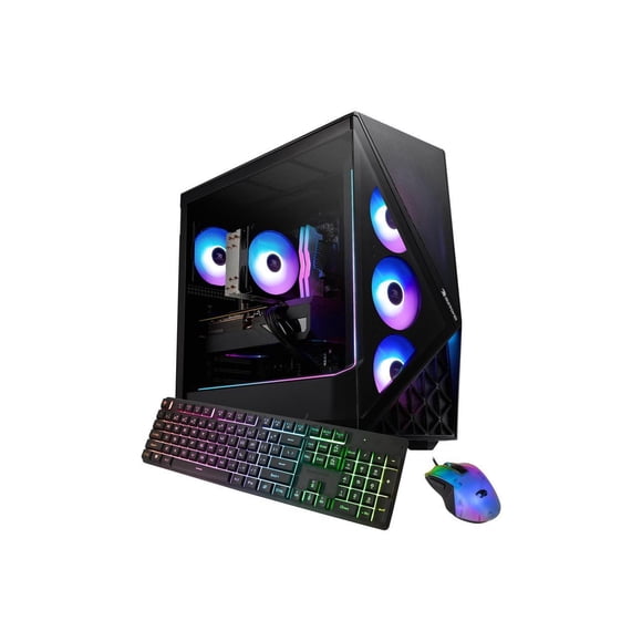 iBUYPOWER Slate Gaming PC Desktop - Intel Core i9 14900F, NVIDIA GeForce RTX 5070 12GB, 32GB DDR5 RGB RAM, 1TB NVMe SSD