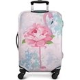 thumbnail image 3 of Travel Luggage Cover Suitcase Protector Fits 18-32 Inch Luggage Wheel Covers Patterned Travel Related Items Flower Luggage Protector Elastic Luggage Anti-scratch Suitcase Cover L, 3 of 5