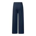 thumbnail image 4 of Womens Joggers Women's High Waist Casual Drawstring Pants Basic Solid Color Trousers for Daily Wear Comfortable Pants for Spring Fall Winter Season Size L, 4 of 5