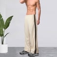 thumbnail image 1 of asjyhkr Mens Sweatpants Elastic Waist Drawstring Straight Leg Workout Running Casual Pants with Pockets, 1 of 7