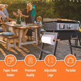 thumbnail image 4 of Yukon Glory? Universal Portable Grill Table/Flat Top Grill Griddles Stand with Built in Grill Caddy - Designed to Fit Tabletop Blackstone Griddle & Many Others - Outdoor Cooking Camping & Ta, 4 of 4