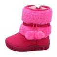 thumbnail image 2 of Lolmot Toddler Snow Boots For Boys Girls Kids Outdoor Shoes Non Slip Booties With Side Zipper, 2 of 9