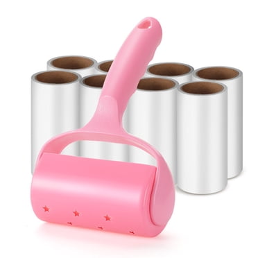 Xingzhi Rouleaux Adhésifs Anti-Peluches Rouleau Anti-Poussière Enlève-Peluches Rouleau Anti-Poussière Vêtements Tapis Autocollant Rouleau 10 cm Brosse Kit
