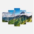 thumbnail image 2 of Panorama de Belles Montagnes Vertes - Art Mural sur Toile, 2 of 3