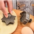 thumbnail image 4 of Amzcrzy Christmas Decorations, Christmas Cookies Cake Molds Cookies Molds 4 Pcs Set DIY Baking Cookies Molds Cakes Flipping Tools Pie Molds Suitable For Home Kitchens Cookies Molds, 4 of 6