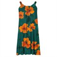 thumbnail image 5 of Ovzne Robes d'Été pour Femmes 2025 Robe d'Été Robes d'Été pour Femmes à Imprimé Coupe Ample Col en V Sans Manches Robes Soleil avec Poches Robes pour Femmes Robe Imprimée Liquidation, 5 of 5