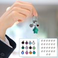thumbnail image 1 of Porte-clés Tortue de Voyage Pendentif Lettre Turquoise Bijoux, 1 of 2