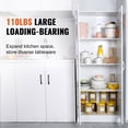 thumbnail image 2 of KFFKFF Kitchen Pantry Cabinet, 60" High Food Storage Unit, 110LBS Independent Storage Cupboard with Trio of Shelves (Two Modifiable), Crafted from Engineered Wood, Practical Pantry for Kitchen, 2 of 9