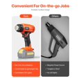 thumbnail image 4 of VEVOR Cordless Heat Gun Hot Air Gun with LED Light 6 Temperatures & 4 Nozzles, 4 of 12