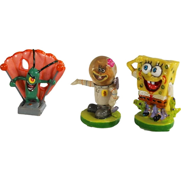 Penn-Plax SpongeBob SquarePants Aquarium - Mini Resin Kit - 6pc