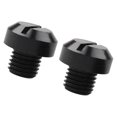 thumbnail image 4 of maskred 2 Pcs M10x1.25 Rétroviseurs Filetage Vis Boulons Bouchon Trou Noir Positif 10mm 5Set, 4 of 6