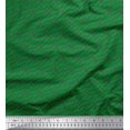 thumbnail image 1 of Soimoi Green Modal Satin Fabric Dot Abstract Printed Craft Fabric by the Yard 42 Inch Wide, 1 of 5