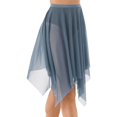 thumbnail image 1 of CHUANK Handkerchief Hem Mesh Wraps Ballet Classwear Dance Skirt Competition Performance Clothes with Elastic Waistband, 1 of 7