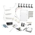 thumbnail image 1 of Milaget DIY Electric Guitar Kits Portable Retro Multifunction Backplate Accesssories white C, 1 of 9