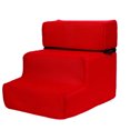 thumbnail image 2 of Cheers Pet Ladder Cover Detachable Comfortable Faux Leather Non-slip Dog Ramp Stairs Case for Puppy, 2 of 2