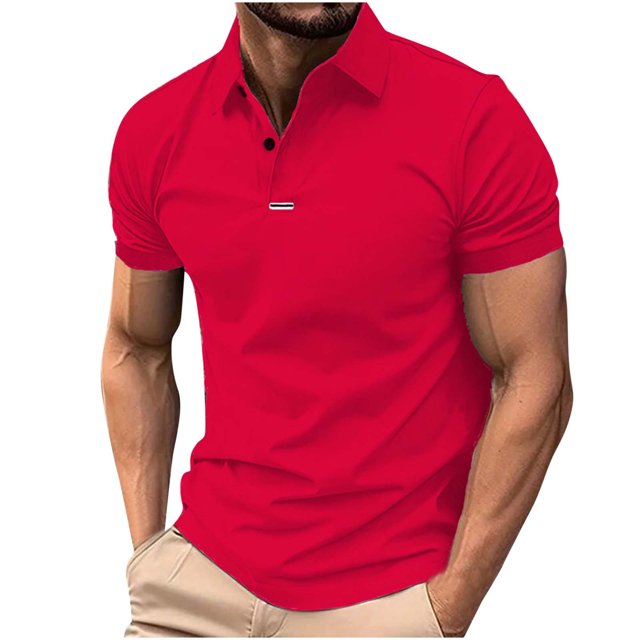 asjyhkr Golf Shirts for Men Quick drying Performance Short Sleeve Moisture-Wicking Workout Collared Shirts