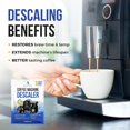 thumbnail image 4 of Descaling Powder Solution (6-Uses) Coffee Machine Descaler Cleaner | Compatible with Breville Nespresso Delonghi Ninja | To Descale Automatic Coffee Pots & Makers & Espresso Machines, 4 of 8