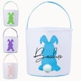 thumbnail image 2 of Popular Home Essentials, Personalized Easter Baskets Custom Name Easter Bunny Basket Large Capacity Thickened Bottom Great for Easter Egg Games Easter, 2 of 4