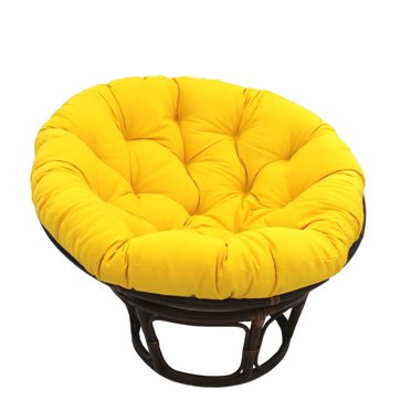 Blazing Needles Coussin de Fauteuil Papasan en Sergé Uni, 48 Pouces x 6 Pouces x 48 Pouces, Coucher de Soleil