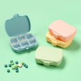 thumbnail image 1 of MTBLYS Vitamin Organizer 6 Compartment Pill Box Humidity Proof Plastic Portable Mini Case Travel Pill Container, 1 of 7