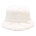 thumbnail image 1 of Plush hat simple fisherman hat autumn and winter, 1 of 5