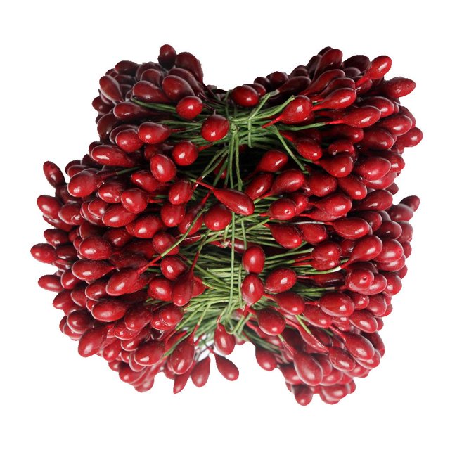 GROWTH TANK 500pcs 1000 Têtes Doubles Mini Baguettes Friture Artificielle Rouge Foncé