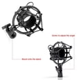 thumbnail image 2 of Amdohai Studio Recording Condenser Microphone Kit with Shock Mount + Flexible Scissor Arm Stand + Pop Filter + Windscreen + Connection Cable for Network Broadcasting Online Singing, 2 of 5