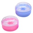 thumbnail image 1 of Jinsinto Contenant de Poudre pour Bébé avec Houppette - 2 Pcs Houppette pour le Corps avec Poignée Houppette de Bain et Contenant Houppettes pour Bébé avec Contenant Trousse de Voyage, 1 of 5