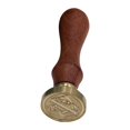 thumbnail image 1 of WHEANG Home Decor Fire Lacquer Seal Retro English Letter Copper Headquets Seal Wax Hand Account Seal and Copper Chapter Bronze Head One Size Multi-Color, 1 of 4