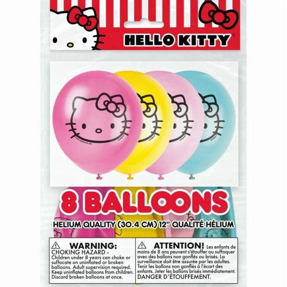 Ballons en latex assortis Hello Kitty de 12 po, 8 ct