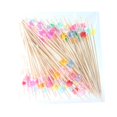 thumbnail image 1 of 100 Pcs Cure-Dents Colorés Décoratifs pour Gâteau Fruits E3D8, 1 of 9