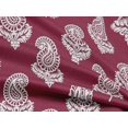 thumbnail image 5 of oneOone Rayon Red Fabric Block Dress Material Fabric Print Fabric By The Yard 56 Inch Wide, 5 of 5