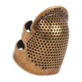 thumbnail image 3 of 2pcs Adjustable Thimble Household Sewing Metal Thimble Quilting Craft Knitting DIY Metal Thimble Quilting Craft Tools Quilting Craft Brass Metal Thimble, 3 of 6