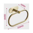 thumbnail image 4 of Gold 4 Piece Bathroom Accessories Set Towel Rack, 4 of 5