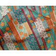 thumbnail image 5 of oneOone Silk Tabby Red Fabric Floral Craft Projects Decor Fabric Printed By The Yard 42 Inch Wide, 5 of 5