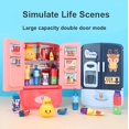 thumbnail image 2 of YOPTOP Mini Fridge Toy Set with Accessories Kitchen Furniture Food Toys Pretend Play Kitchen Toy for Kids, 2 of 6