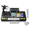 thumbnail image 3 of ICQOVD Clearance Kids DJ Console with Microphone Bluetooth 8 Piano Keys LED Lights Interactive Music Toy, 3 of 5