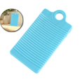 thumbnail image 1 of Dvruxg Mini Plastic Washboard Washing Board Shirts Cleaning Laundry Board for Clothes(Blue), 1 of 5