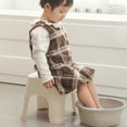 thumbnail image 4 of Fwttom Plastic Small Stools, Plastic Mini Stool for Home - Thickened for Living Room Bathroom Shoe Changing - Sturdy & Lightweight, 4 of 8