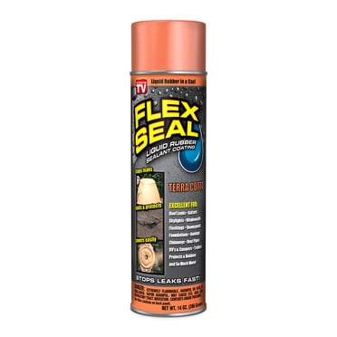Flex Seal Scellant en Caoutchouc en Vaporisateur, Terre Cuite, 14 Oz