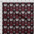 thumbnail image 3 of oneOone Cotton Silk Fabric Paisley Ikat Print Fabric BTY 42 Inch Wide, 3 of 4