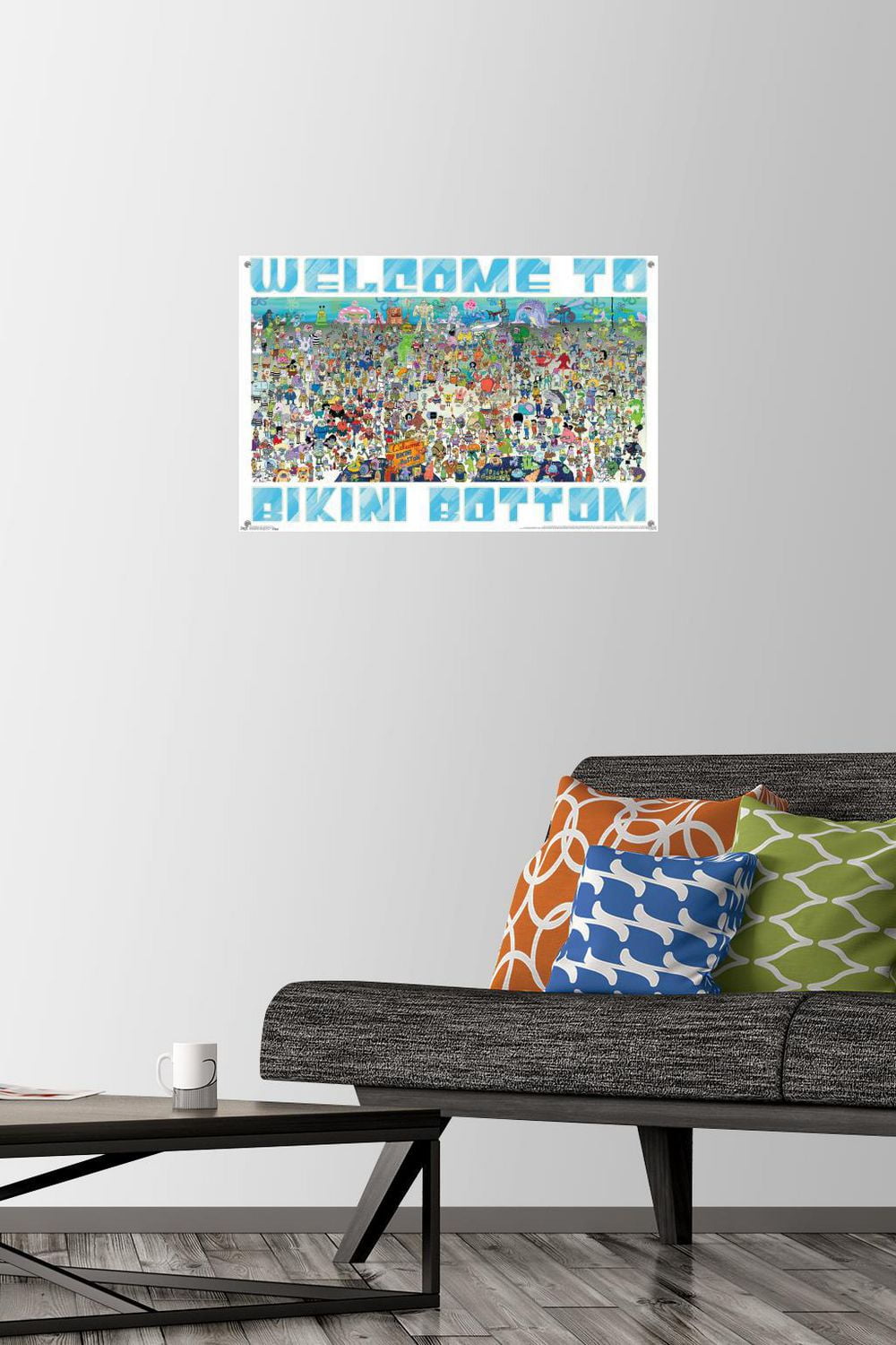 Nickelodeon Spongebob - Every Character Ever 19 Wall Poster, 22.375" x 34"