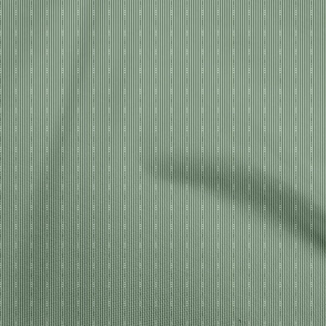 oneOone Silk Tabby Green Fabric Stripes Sewing Craft Projects Fabric Prints By Yard 42 Inch Wide