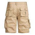 thumbnail image 4 of LSLJS Mens Mode Sports Multi-Poches Décontracté Été Solide Fermeture Éclair Short Pants, Mens Shorts Été Clothes, 4 of 5